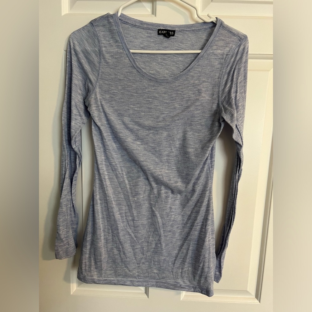 Express long sleeve tissue tee